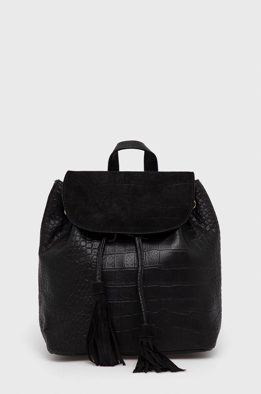 Answear Lab Rucsac femei culoarea negru mic material neted - Pled.ro