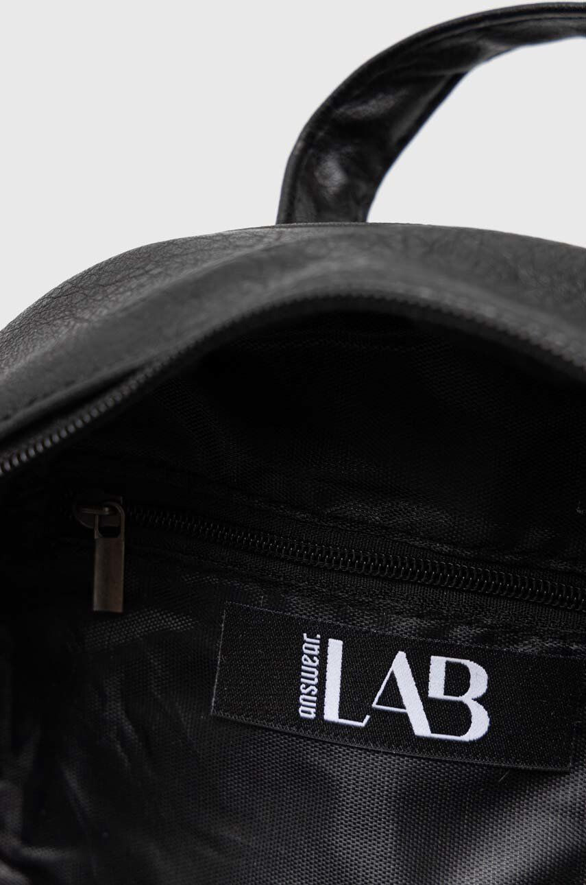 Answear Lab rucsac femei culoarea negru mic cu imprimeu - Pled.ro