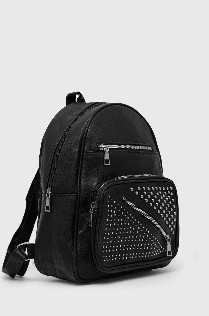 Answear Lab rucsac femei culoarea negru mic cu imprimeu - Pled.ro