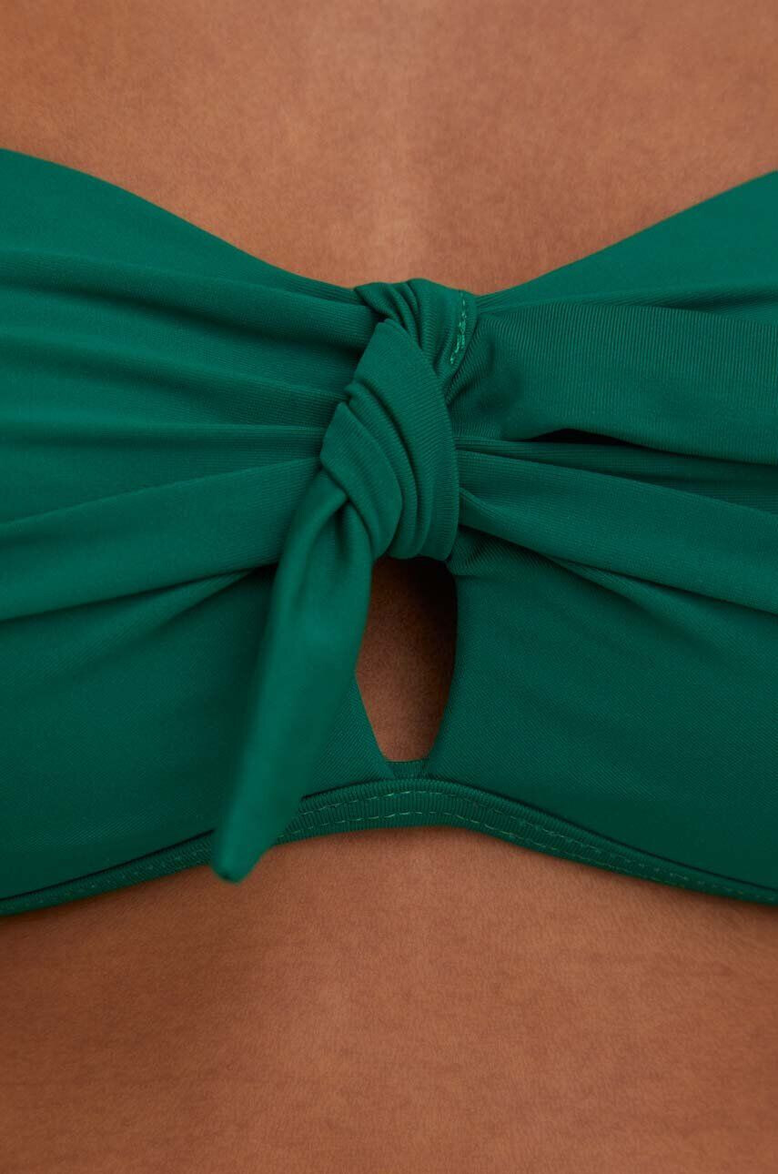 Answear Lab sutien de baie culoarea verde cupa rigidizata - Pled.ro