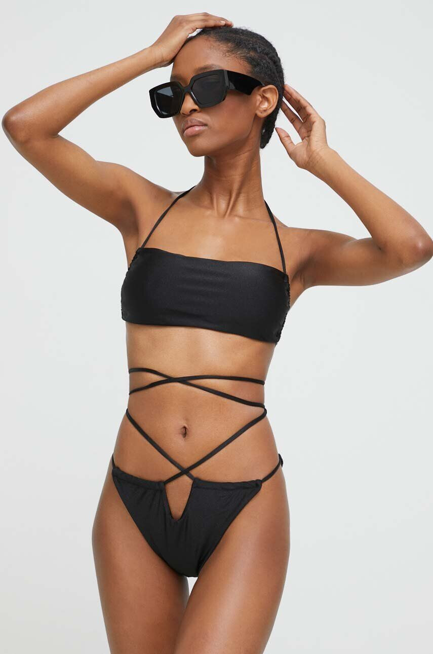 Answear Lab sutien de baie culoarea negru cupa usor rigidizata - Pled.ro