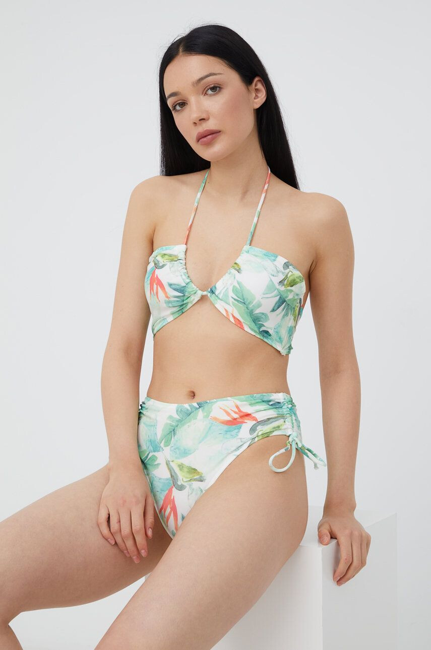 Answear Lab sutien de baie culoarea verde cupa usor rigidizata - Pled.ro