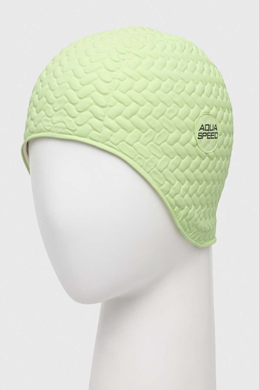 Aqua Speed cască de înot Bombastic Tic-Tac culoarea verde - Pled.ro