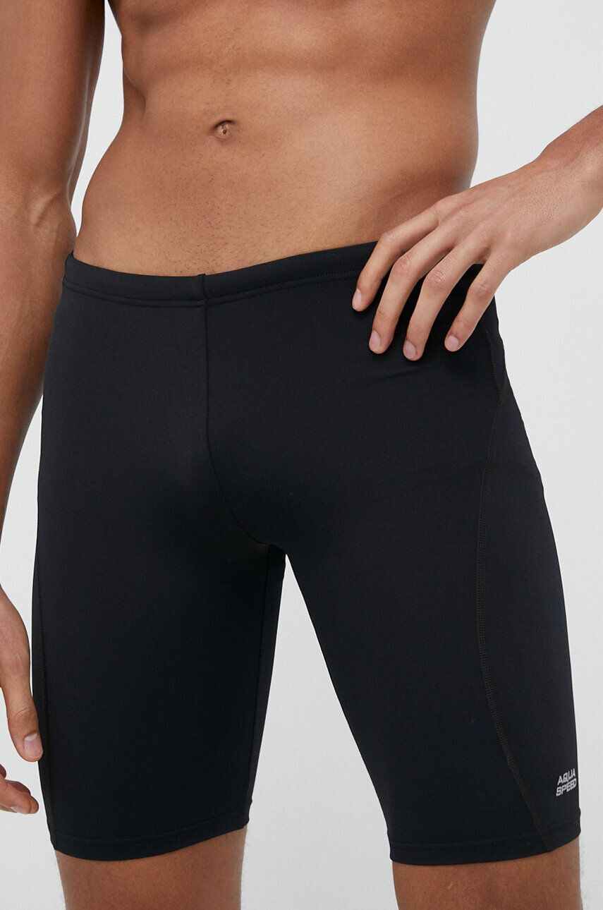 Aqua Speed pantaloni scurti de baie Blake culoarea negru - Pled.ro