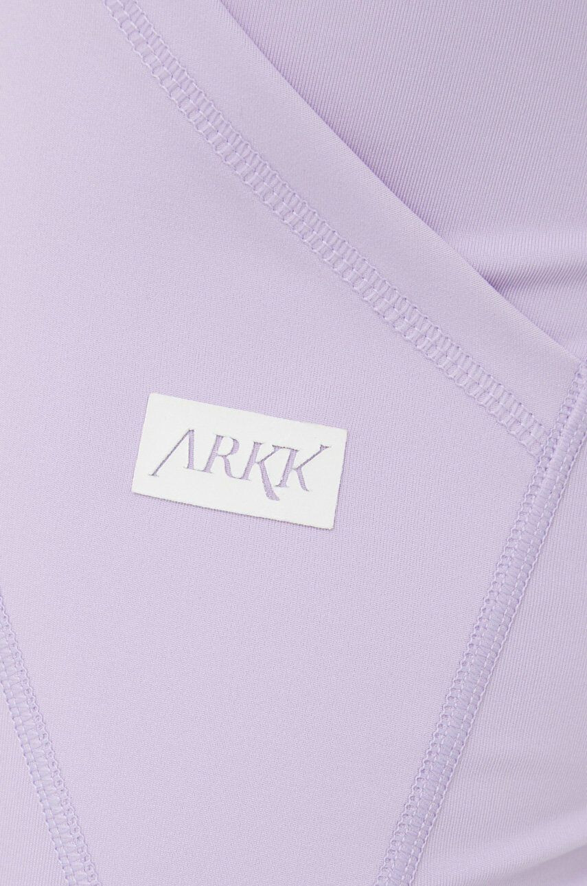 Arkk Copenhagen colanti femei culoarea violet neted - Pled.ro