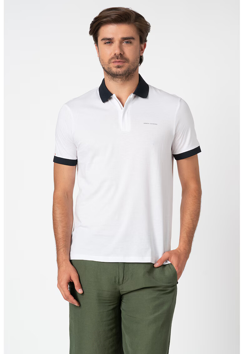 Armani Exchange Tricou Polo - Pled.ro