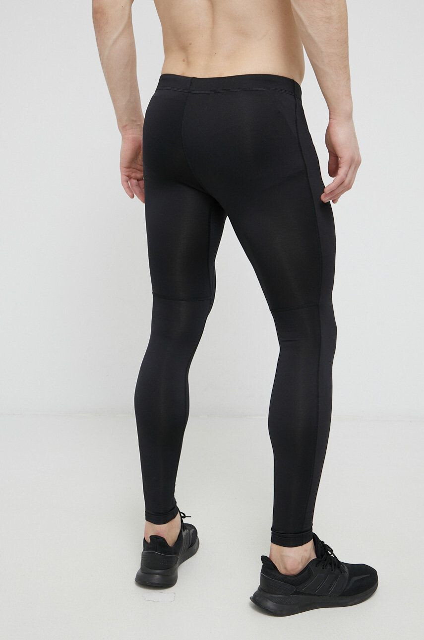 Asics leggins de alergare barbati culoarea negru neted - Pled.ro