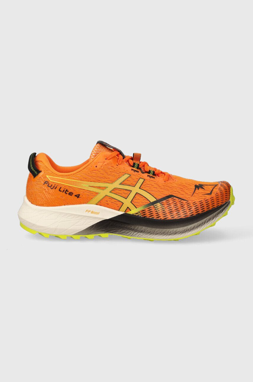 Asics pantofi de alergat Fuji Lite 4 culoarea portocaliu - Pled.ro