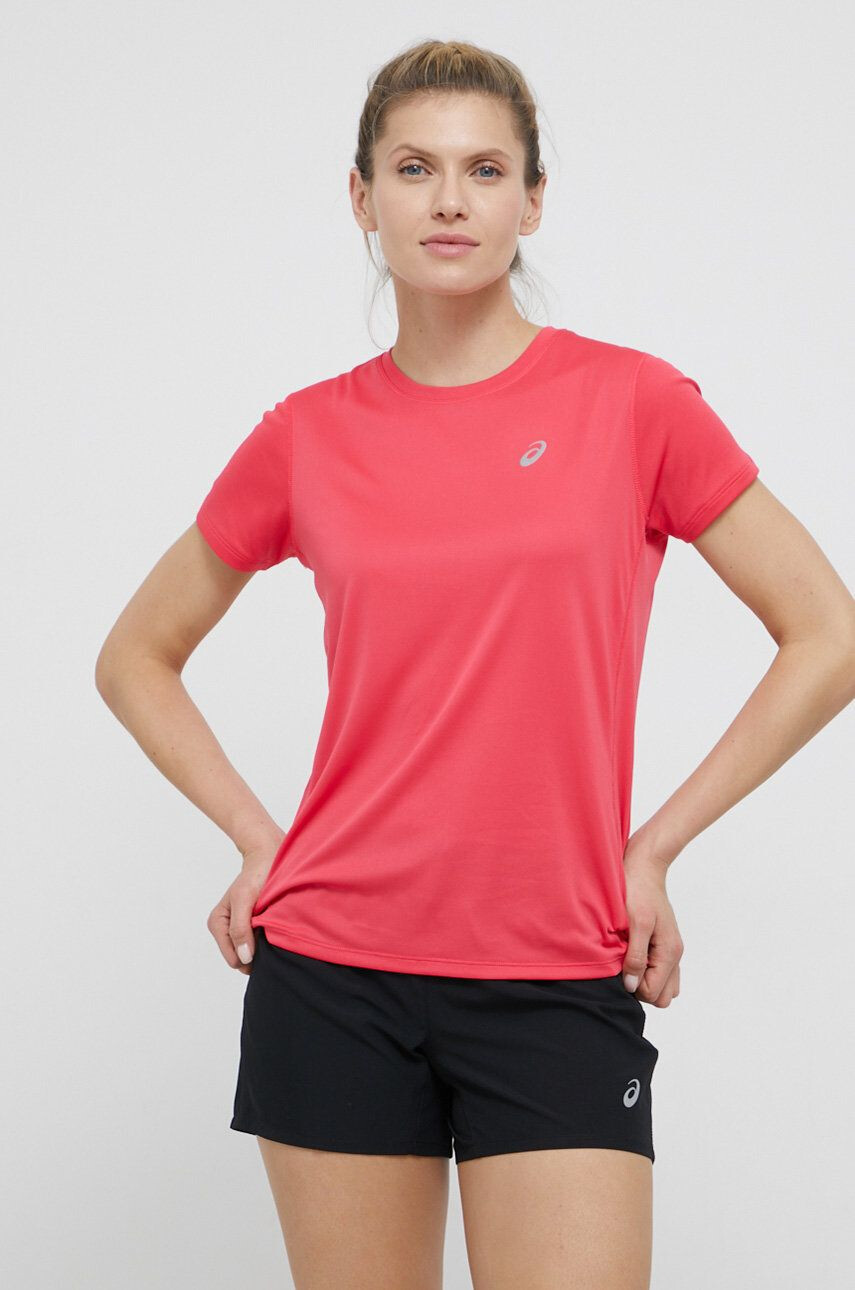 Asics tricou de alergare culoarea roz - Pled.ro