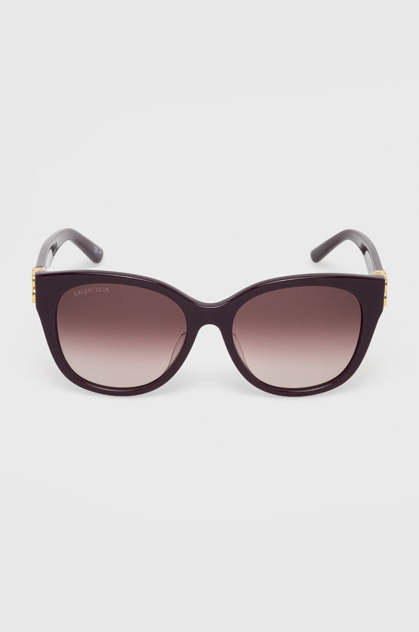 Balenciaga ochelari de soare femei culoarea violet - Pled.ro