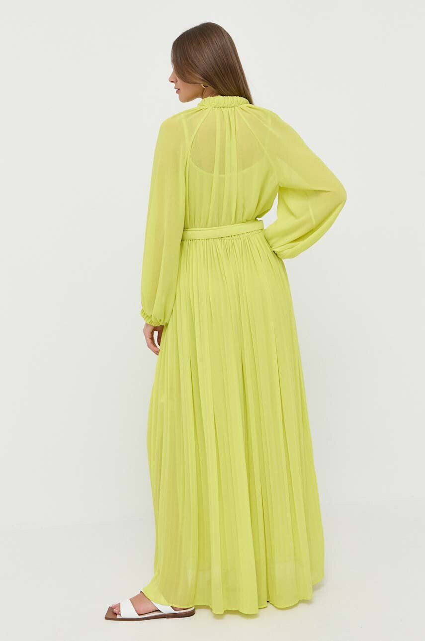 Beatrice B rochie culoarea verde maxi evazati - Pled.ro