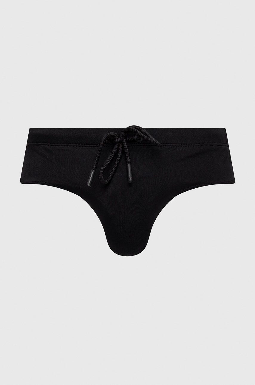 Bikkembergs costum de baie culoarea negru - Pled.ro