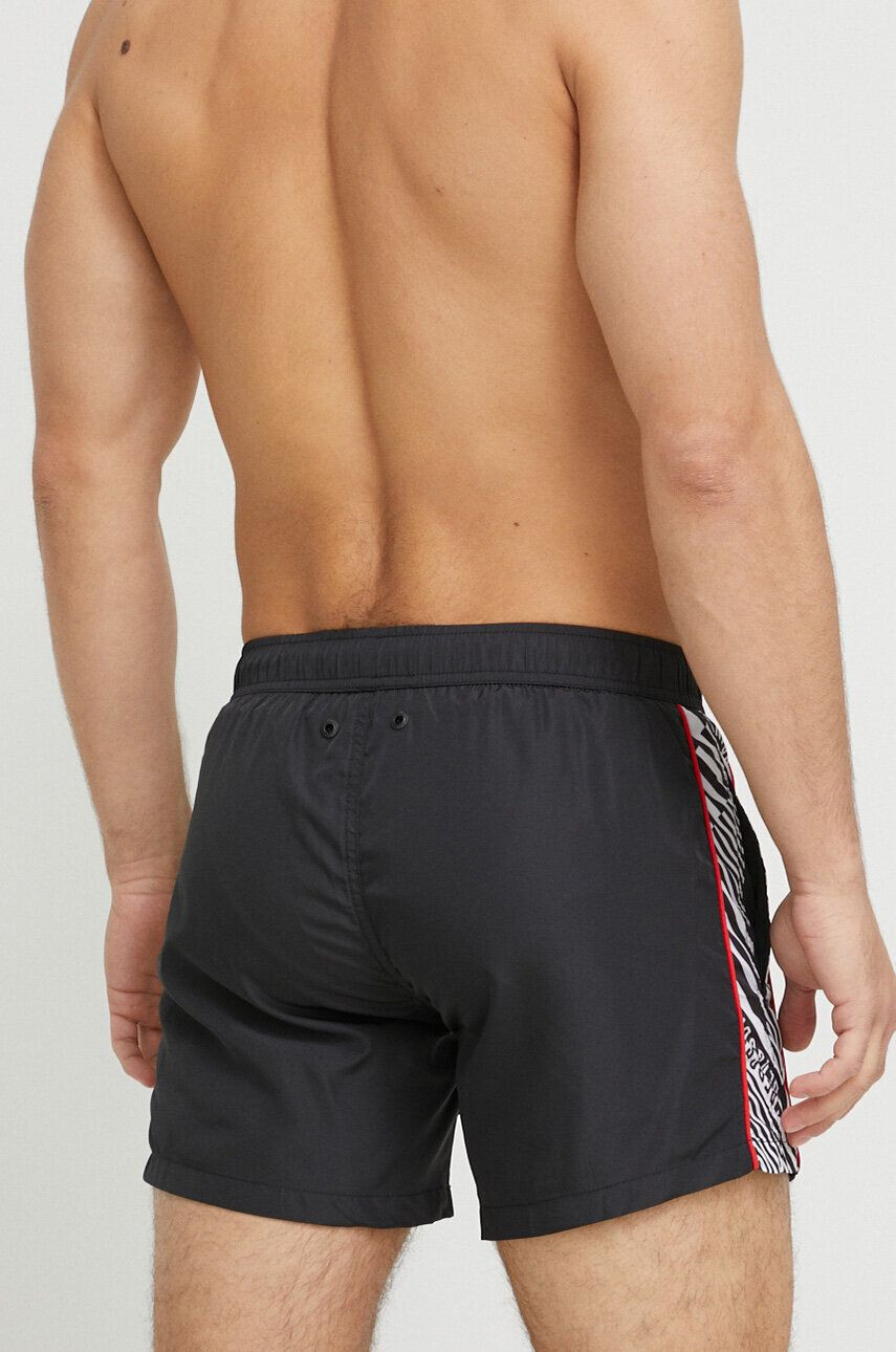 Bikkembergs pantaloni scurti de baie culoarea negru - Pled.ro