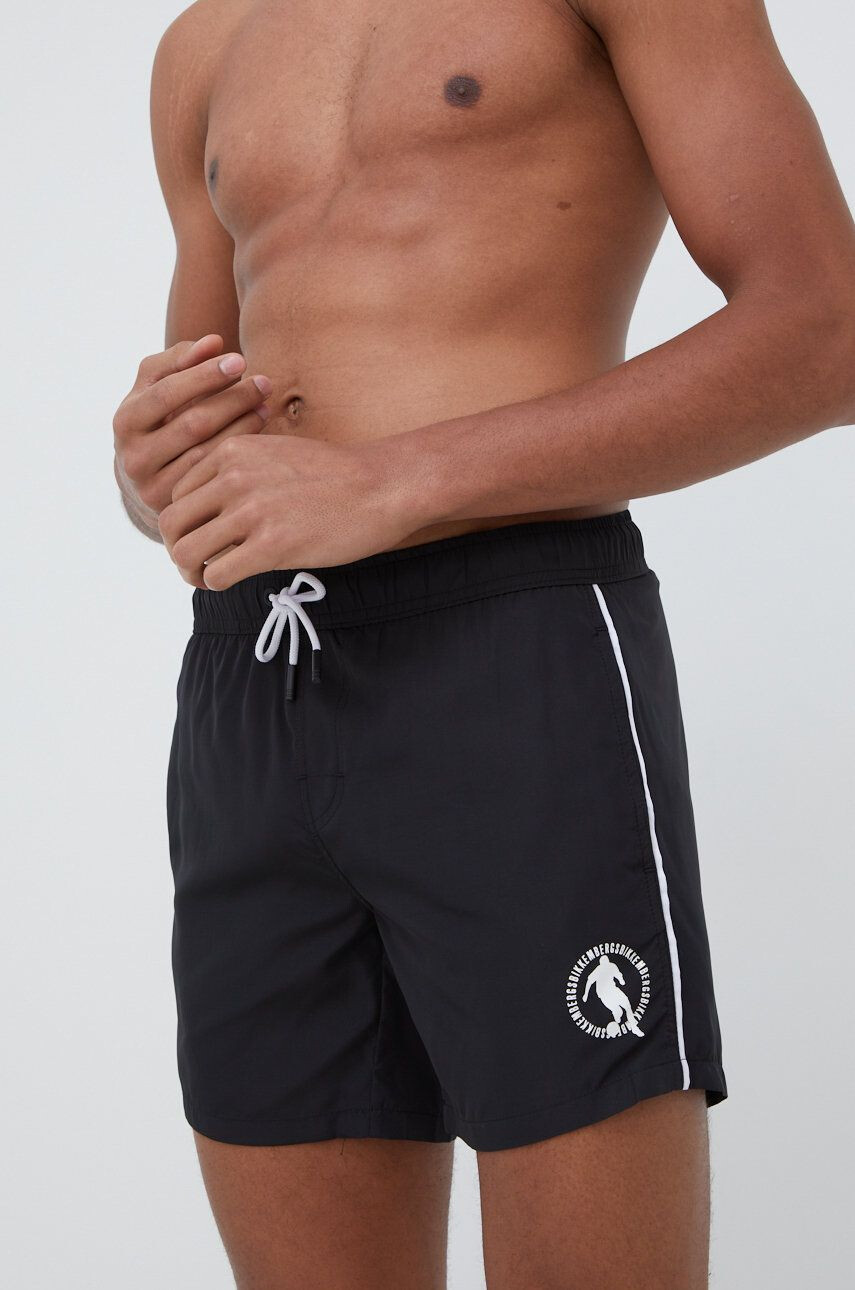 Bikkembergs pantaloni scurti de baie culoarea negru - Pled.ro