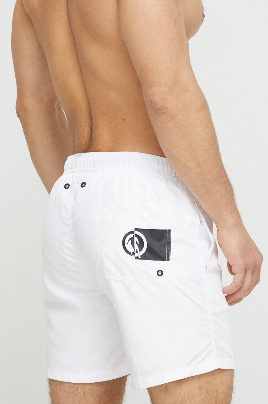 Bikkembergs pantaloni scurti de baie culoarea alb - Pled.ro