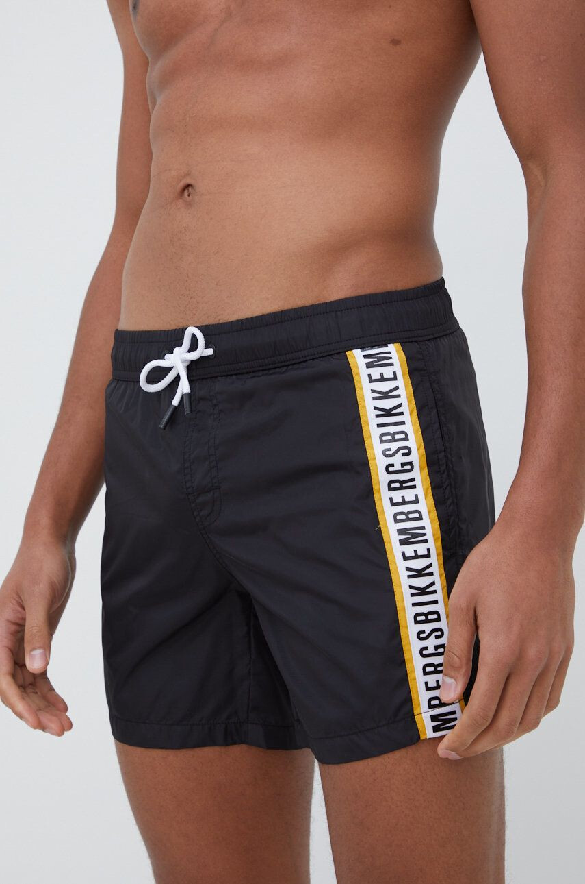 Bikkembergs pantaloni scurti de baie culoarea negru - Pled.ro