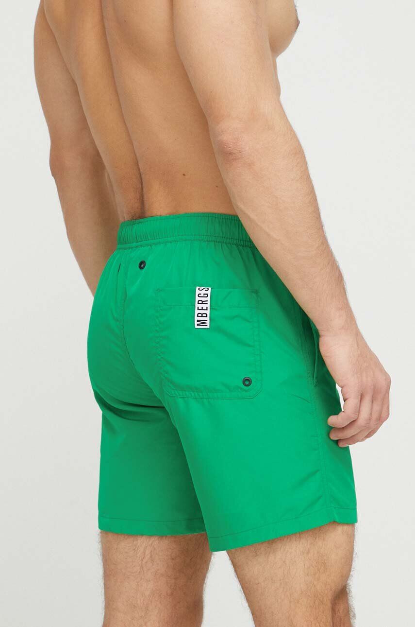 Bikkembergs pantaloni scurti de baie culoarea verde - Pled.ro