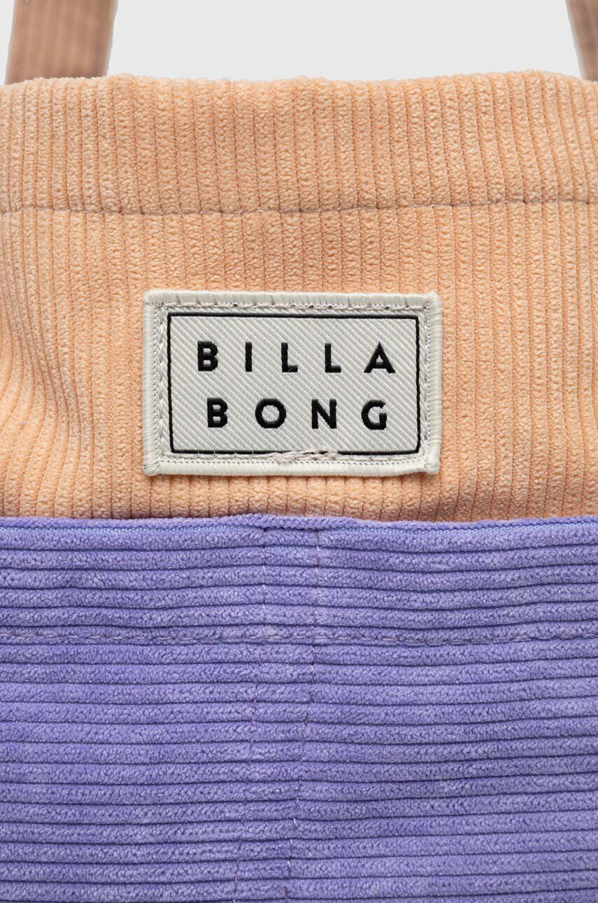 Billabong geanta de bumbac culoarea violet - Pled.ro