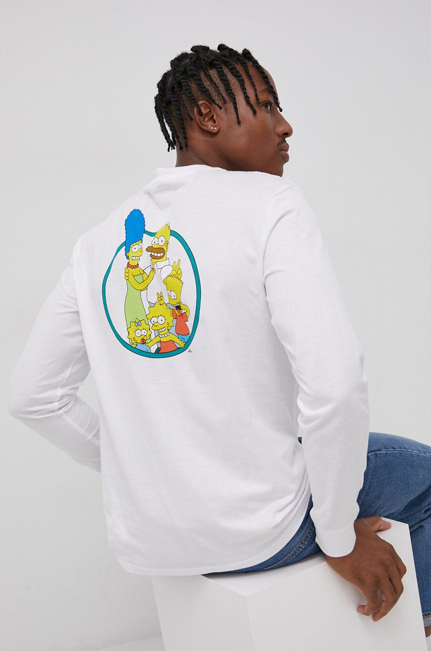 Billabong Longsleeve din bumbac x The Simpsons - Pled.ro