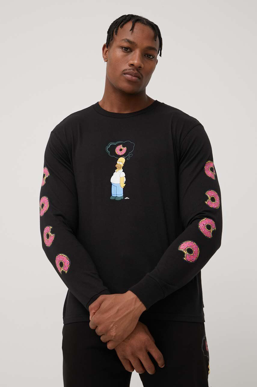 Billabong longsleeve din bumbac X The Simpsons - Pled.ro