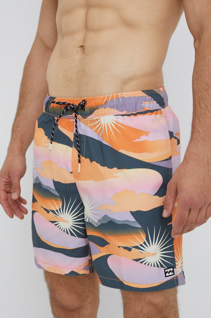 Billabong pantaloni scurti de baie culoarea portocaliu - Pled.ro