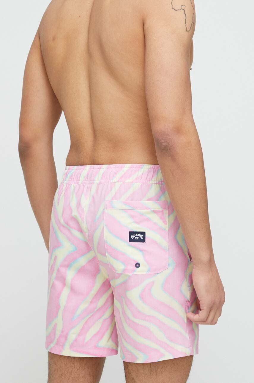 Billabong pantaloni scurti de baie culoarea roz - Pled.ro