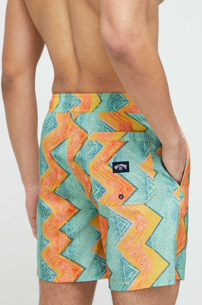 Billabong pantaloni scurti de baie culoarea verde - Pled.ro