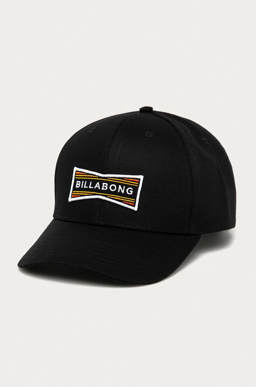 Billabong sapca culoarea bordo cu imprimeu - Pled.ro