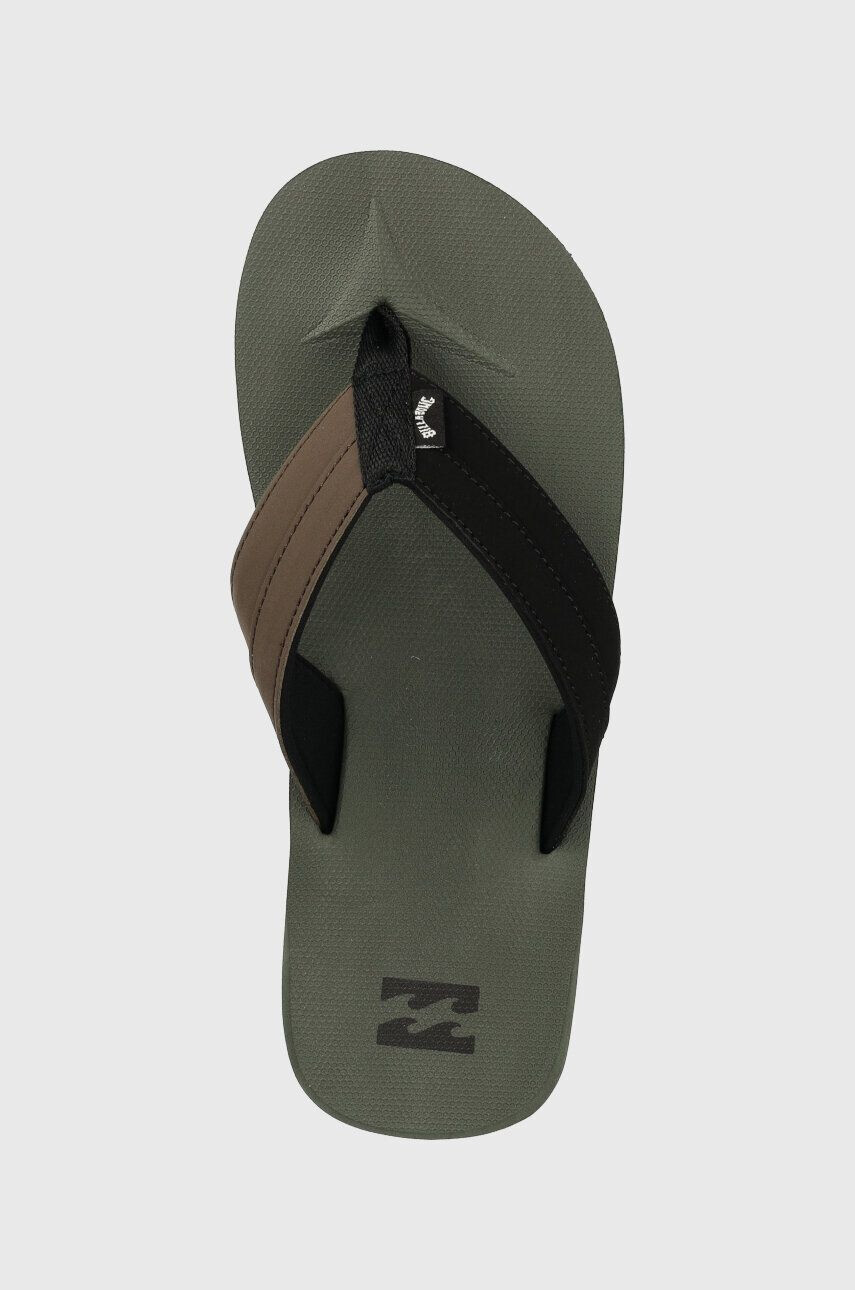 Billabong slapi barbati culoarea verde - Pled.ro