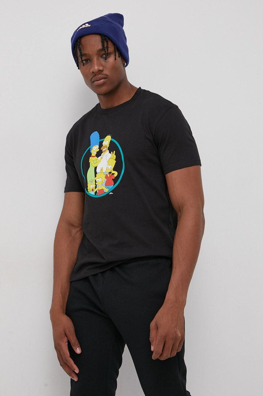 Billabong tricou din bumbac X The Simpsons - Pled.ro