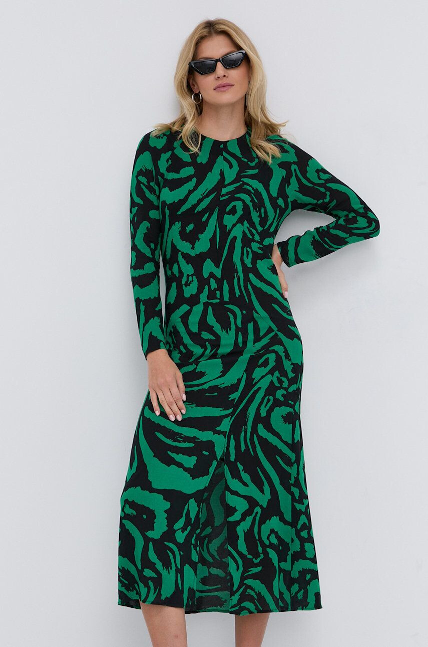 Bimba y Lola Rochie culoarea verde maxi model drept - Pled.ro