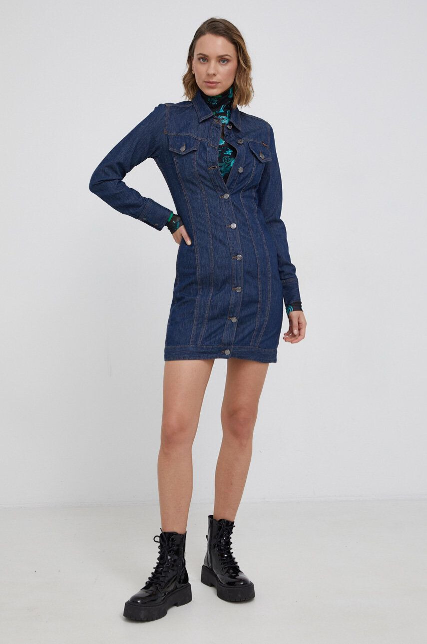 Bimba y Lola Rochie jeans - Pled.ro