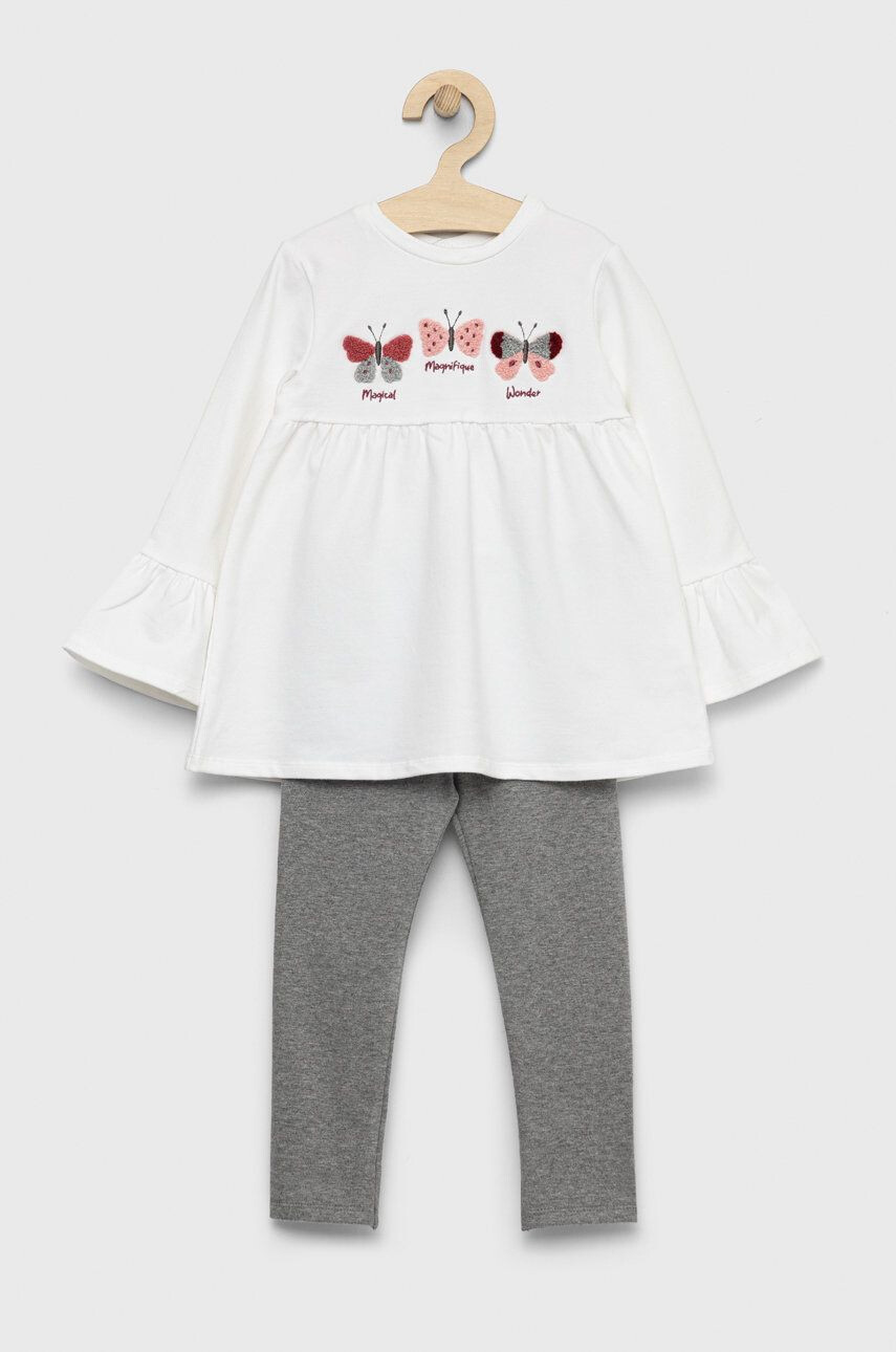 Birba&Trybeyond compleu bebe culoarea gri - Pled.ro