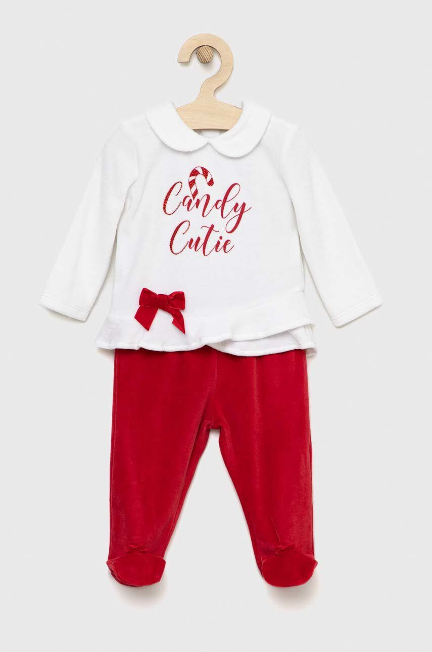 Birba&Trybeyond compleu bebe culoarea rosu - Pled.ro