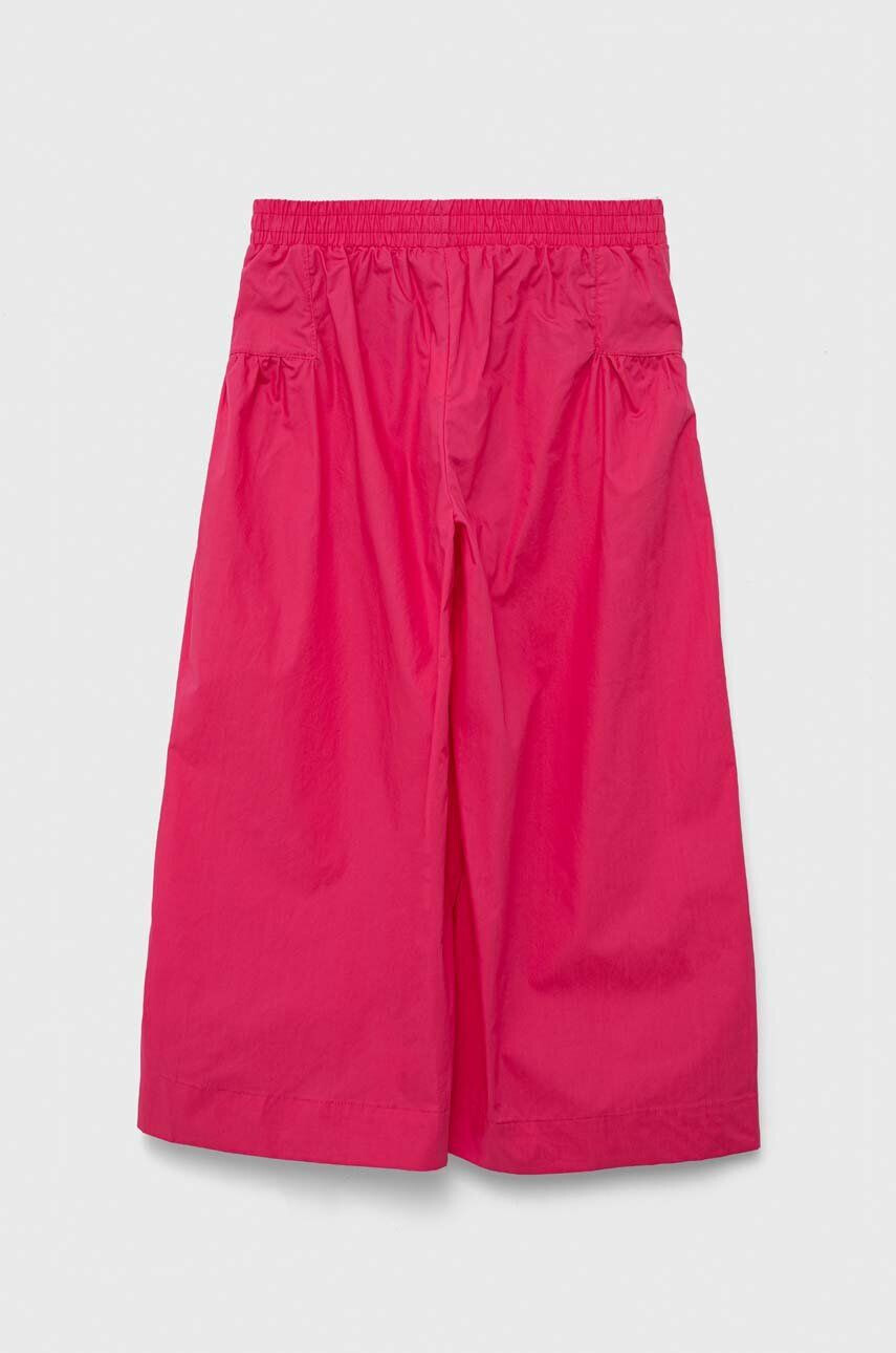 Birba&Trybeyond pantaloni de bumbac pentru copii culoarea roz neted - Pled.ro