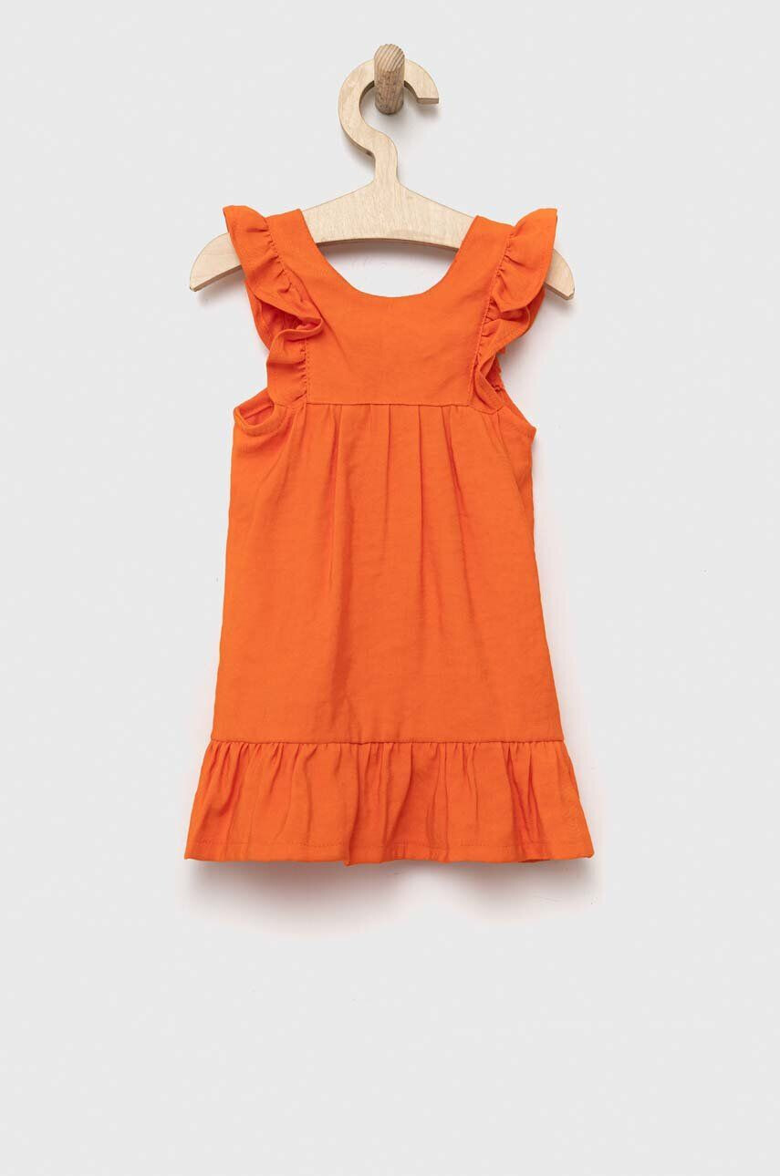 Birba&Trybeyond rochie bebe culoarea portocaliu mini drept - Pled.ro