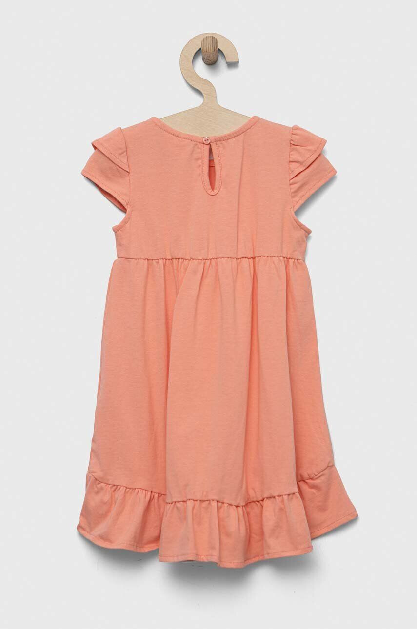 Birba&Trybeyond rochie bebe culoarea portocaliu mini evazati - Pled.ro