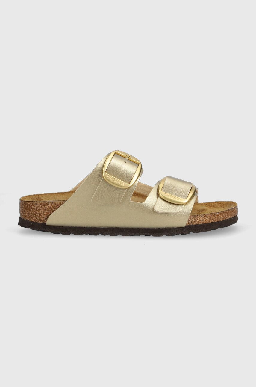 Birkenstock papuci 1025822 femei culoarea auriu Arizona BB - Pled.ro