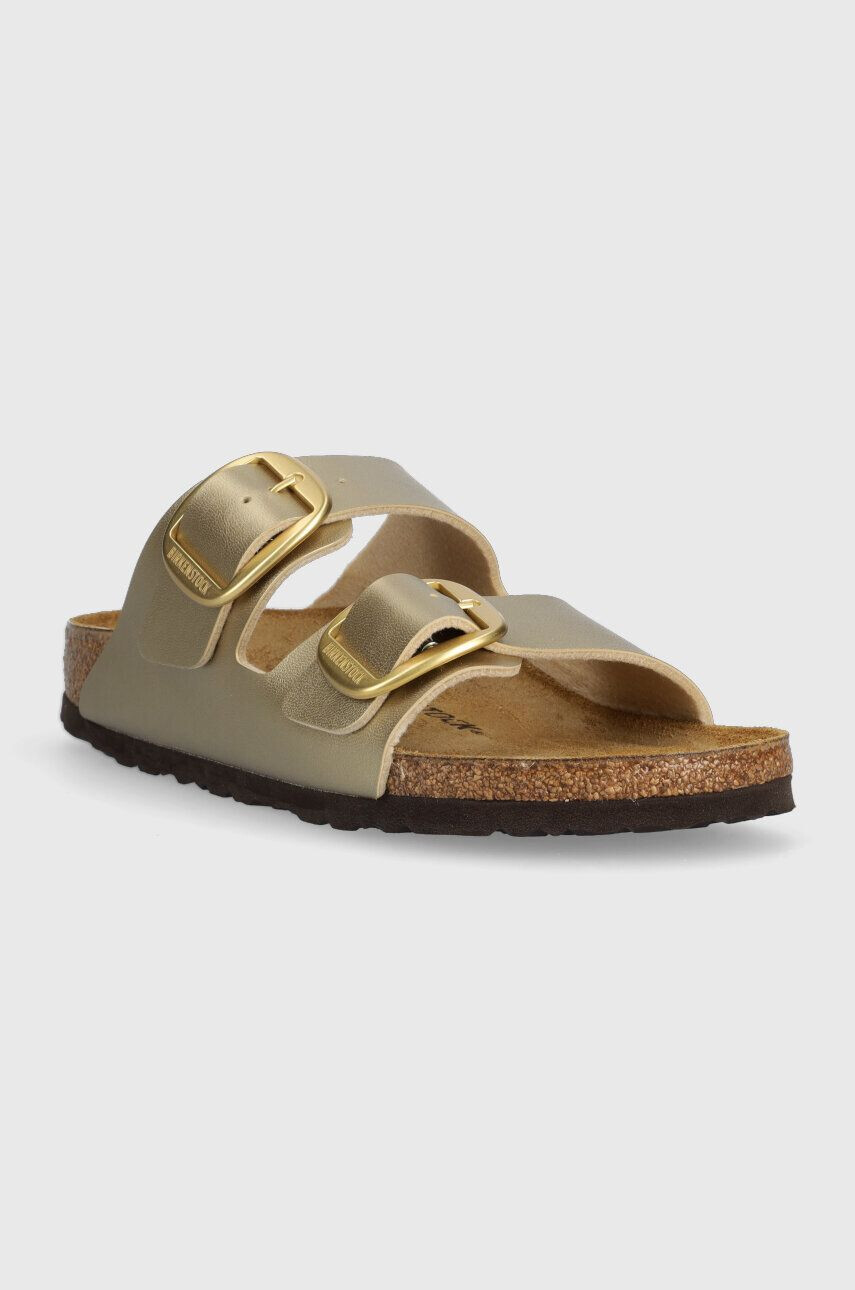 Birkenstock papuci 1025822 femei culoarea auriu Arizona BB - Pled.ro