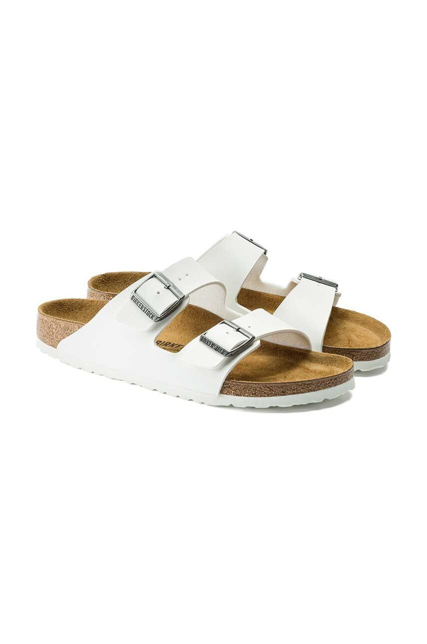 Birkenstock papuci Arizona femei culoarea alb 552683 552683-White - Pled.ro