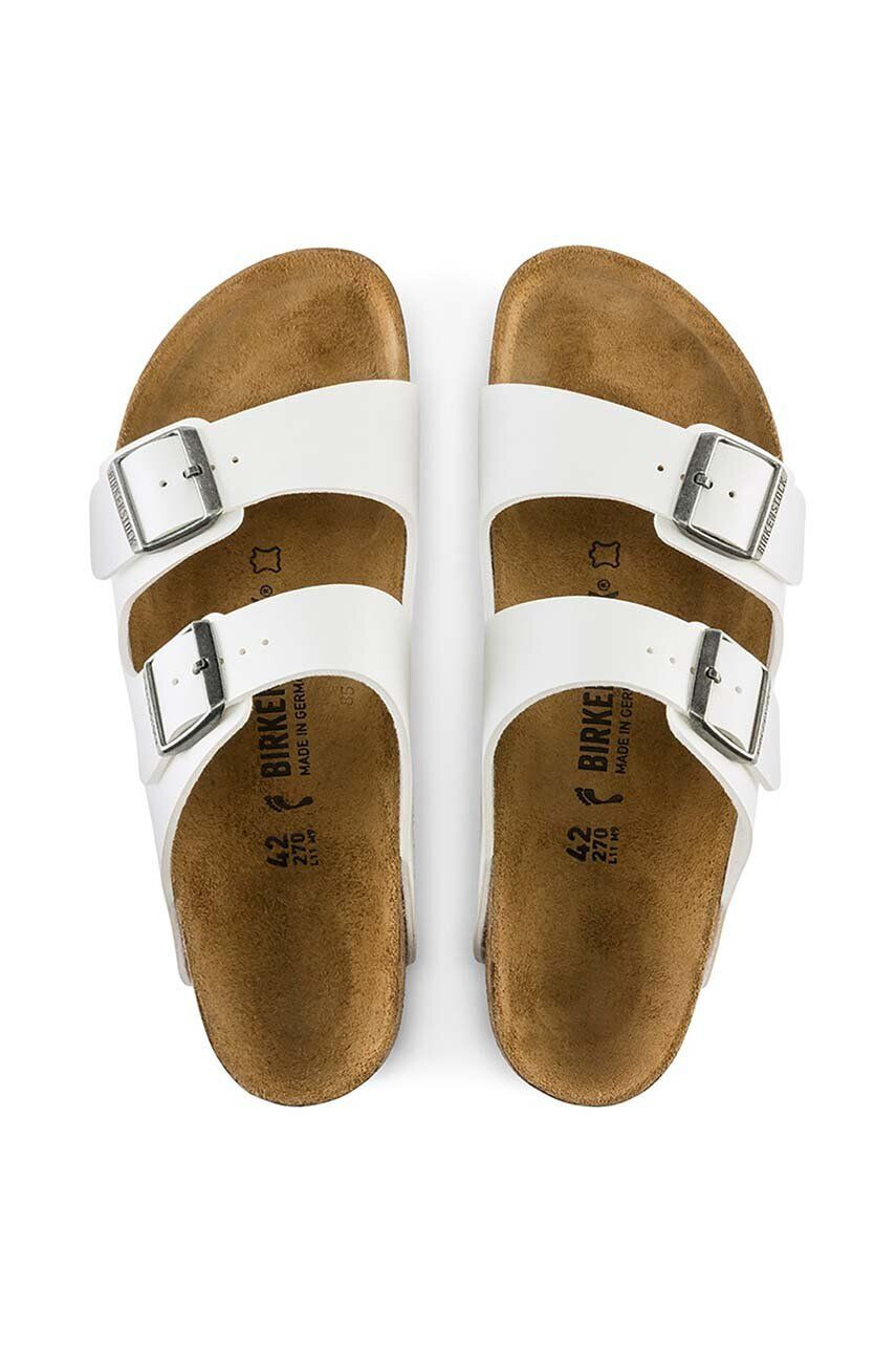 Birkenstock papuci Arizona femei culoarea alb 552683 552683-White - Pled.ro