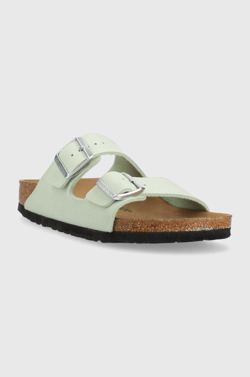 Birkenstock papuci Arizona femei culoarea verde 1024092 - Pled.ro