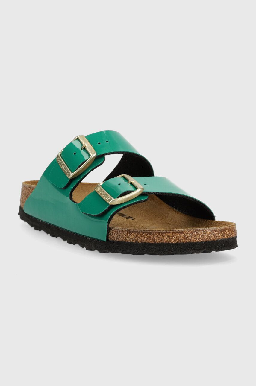 Birkenstock papuci Arizona femei culoarea verde 1025459 - Pled.ro