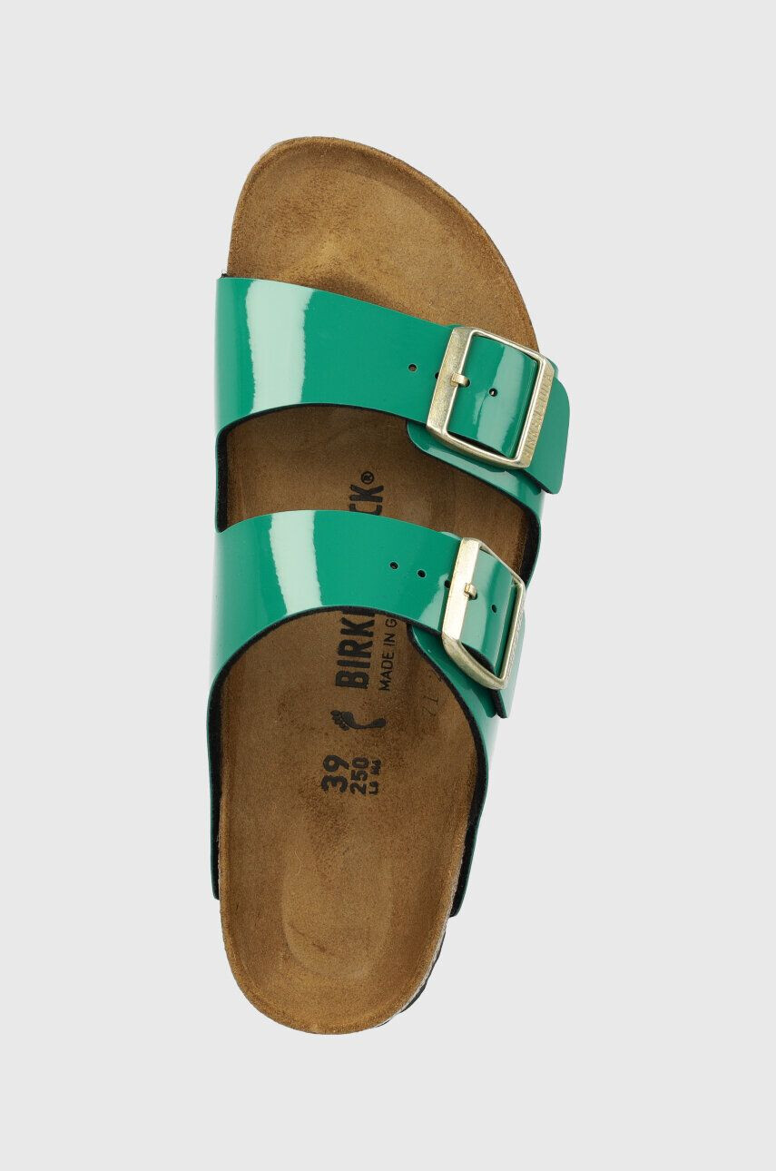 Birkenstock papuci Arizona femei culoarea verde 1025459 - Pled.ro