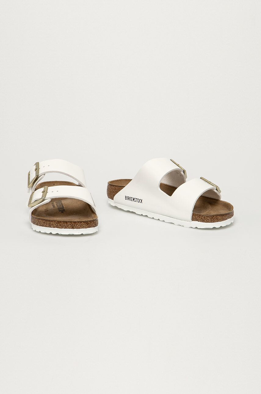 Birkenstock Papuci femei culoarea alb - Pled.ro