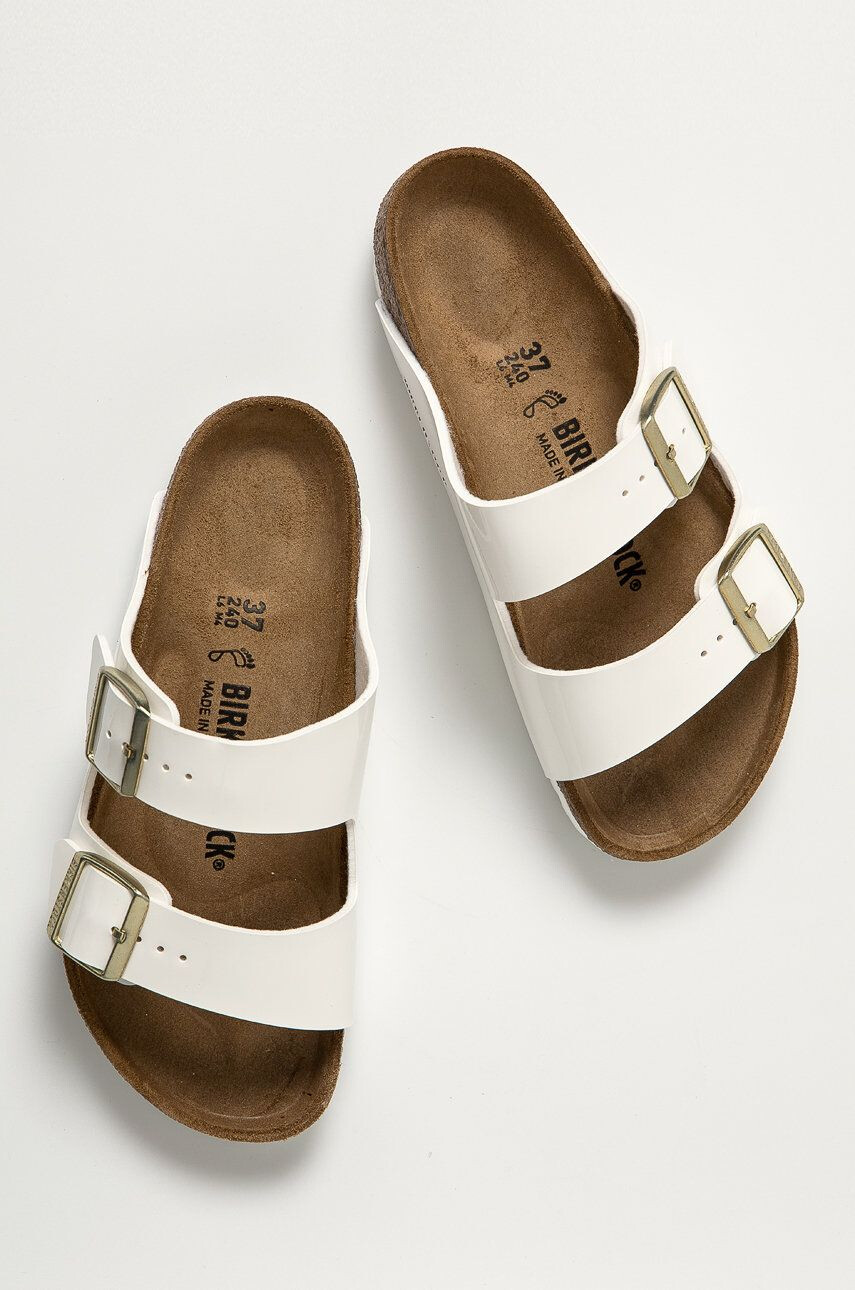 Birkenstock Papuci femei culoarea alb - Pled.ro