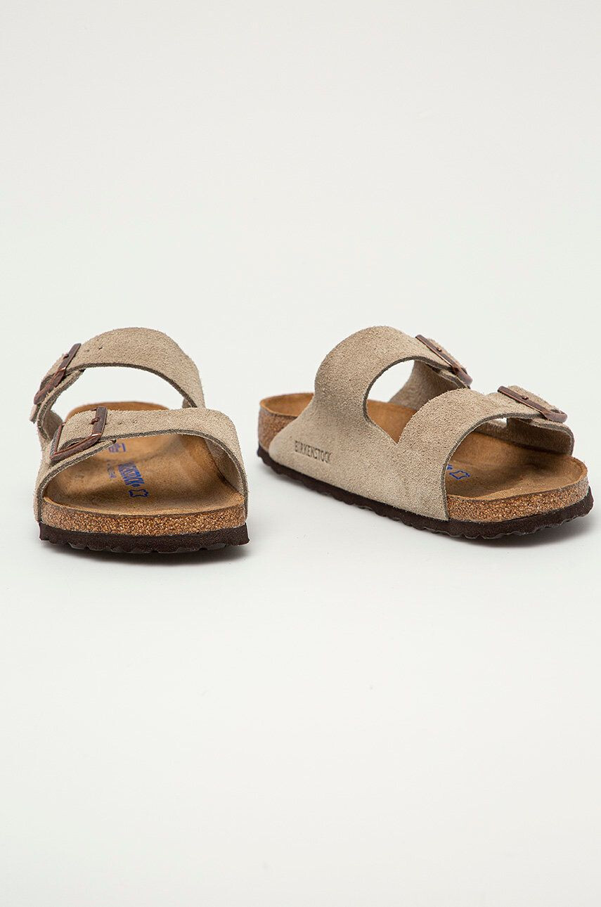 Birkenstock Papuci Arizona SFB VL Taupe 951301 951301-Taupe - Pled.ro