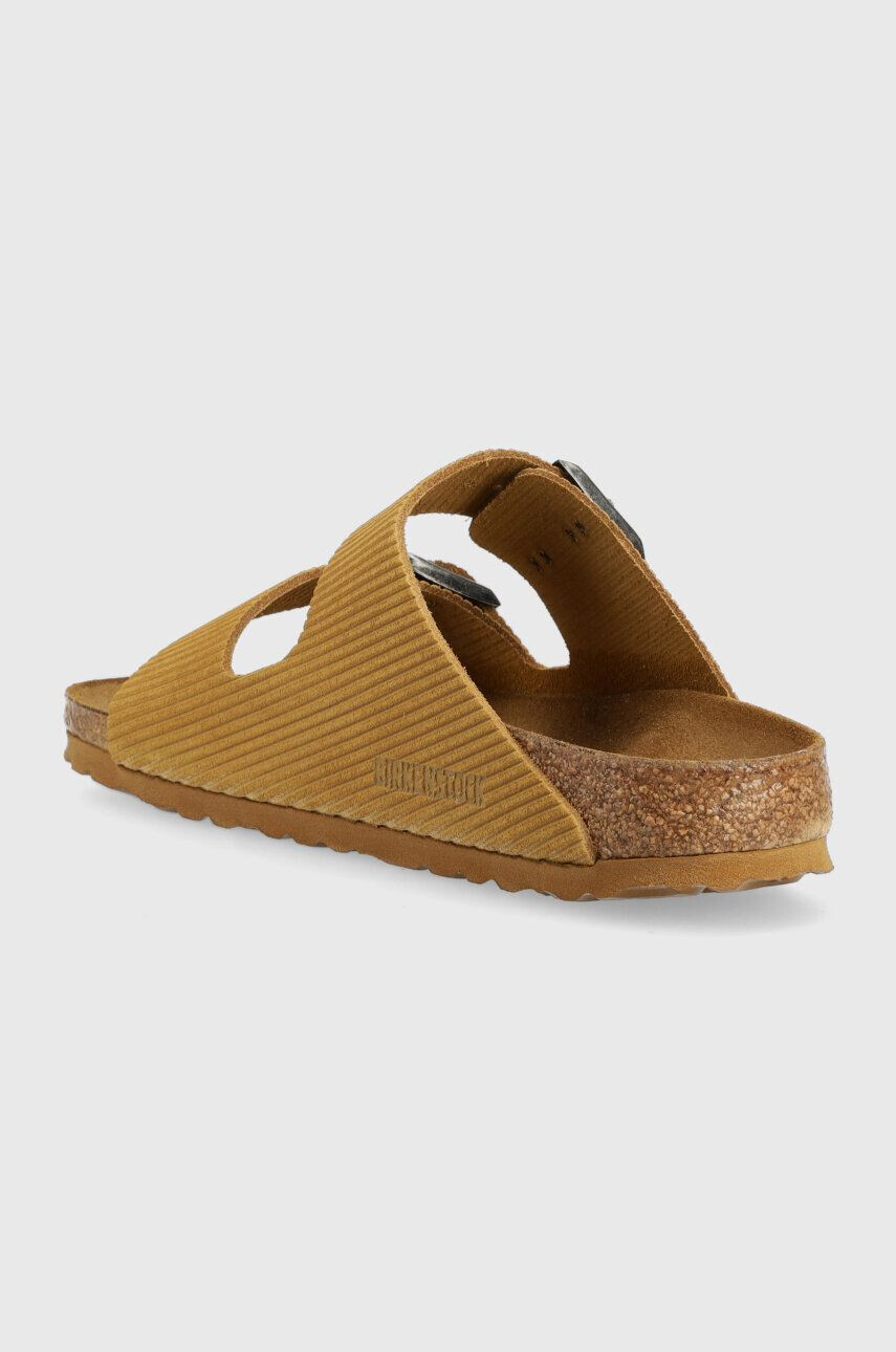 Birkenstock papuci din piele Arizona femei culoarea maro 1026097 - Pled.ro