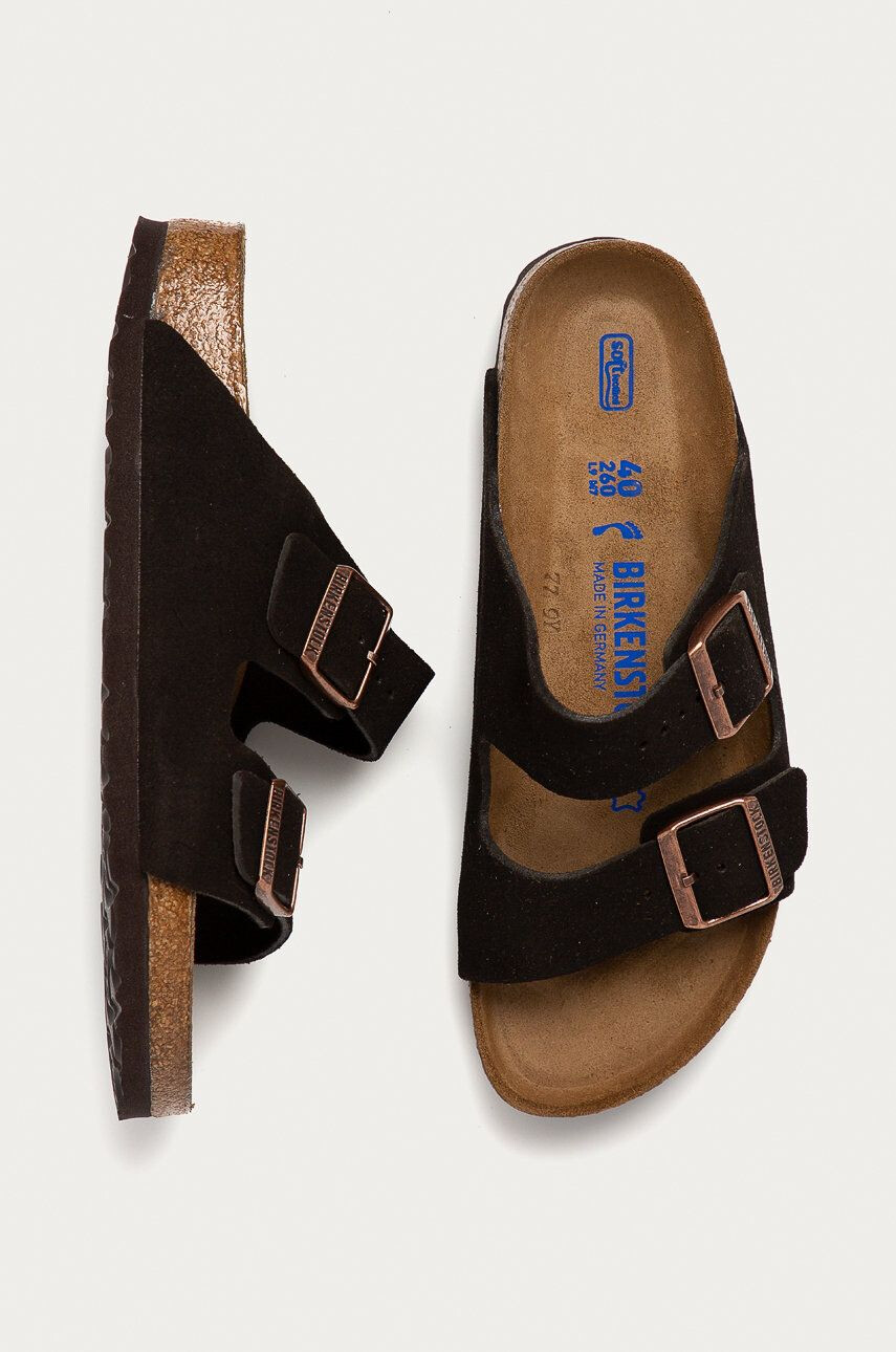 Birkenstock Papuci Arizona SFB VL Mocha Narrow Fit 951313 951313-Mocca - Pled.ro