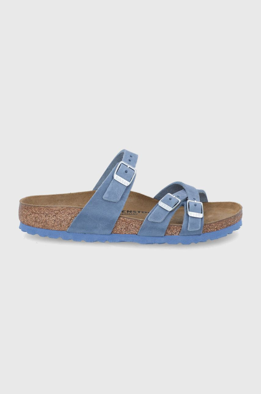 Birkenstock papuci din piele Franca - Pled.ro